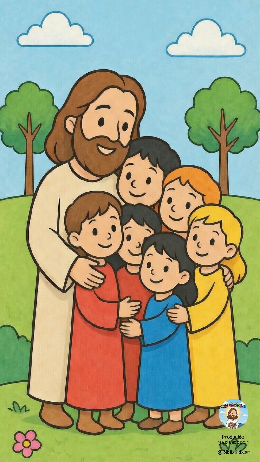 Libro para colorear "Las aventuras de Jesús" + BONOS