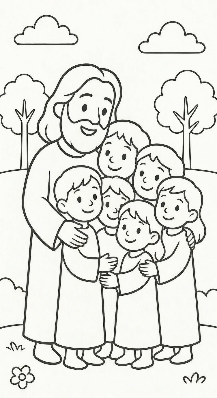 Libro para colorear "Las aventuras de Jesús" + BONOS